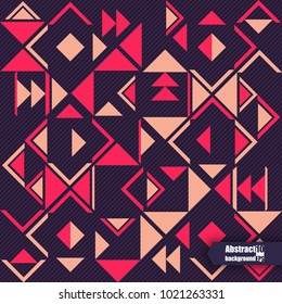 Abstract background with geometric ethnic pattern. Eps10 Vector illustration