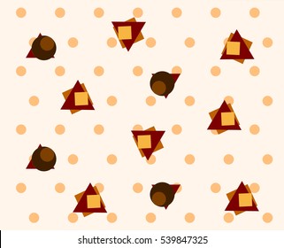 Abstract background with a geometric figures