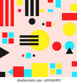 Abstract background with geometric figures