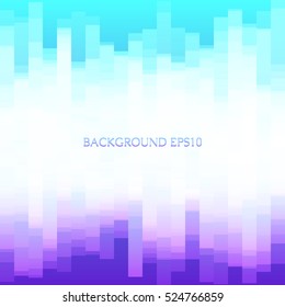Abstract background with a geometric figures. Bright cool colors. The empty white space.