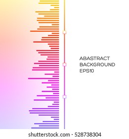 Abstract background with a geometric figures. Bright colors. The empty white space.