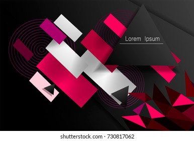 abstract background. geometric figures. colors. eps 10