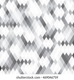 Abstract background with a geometric figures. Diamonds. Shades of gray.