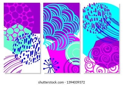 Abstract Background with geometric form. Fluid, liquid, wavy, flowing, dynamic shape background. Trendy and modern background color. Vector design.
