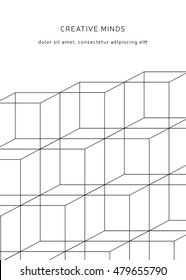 Abstract background with geometric forms and shapes. Vector illustration.