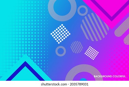 abstract background geometric and fullcolor