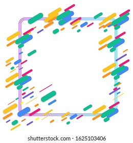 Abstract background with geometric gradient circle. Design abstract pattern with color circles, dots. Abstract website landing page with circles.vector illustration
