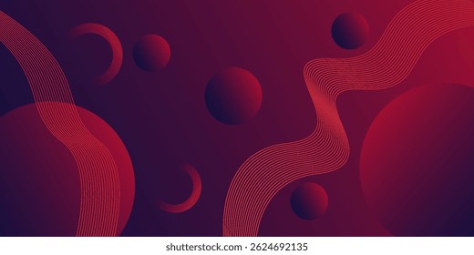 abstract background with geometric gradient circle. Abstract website landing page with circles. modern background ilustration eps 10