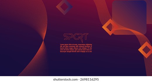 fundo abstrato com círculo gradiente geométrico. Página inicial do site abstrato com círculos. design moderno na moda, cartaz