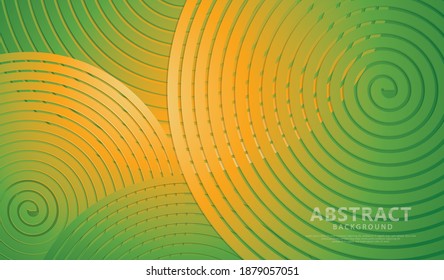 Abstract background with geometric gradient circles. Design abstract pattern with color circles and lines. vector illustration