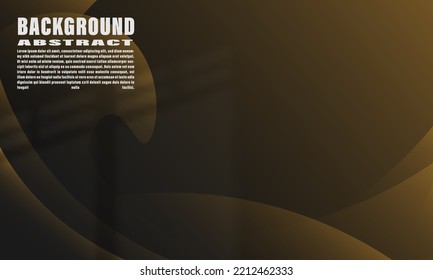 abstract background geometric gradient liquid wave with shadow overlay elegant orange color simple trendy web design eps 10