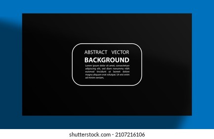 abstract background geometric gradient shadow overlay blue and grey in a simple and elegant style, for posters, banners, and others, vector design copy space area eps 10