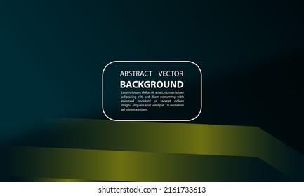 sombra de degradado geométrico de fondo abstracto sobre los colores verde esmeralda y amarillo con estilo futurista moderno de moda para afiches, banners, eps de diseño vectorial 10