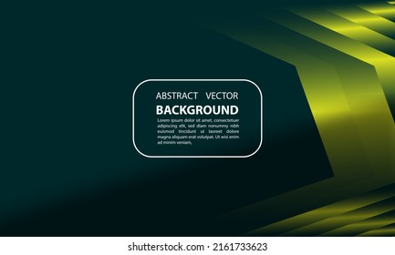 abstract background geometric gradient shadow overlay emerald green and yellow colors with modern trendy futuristic style for posters, banners, vector design eps 10