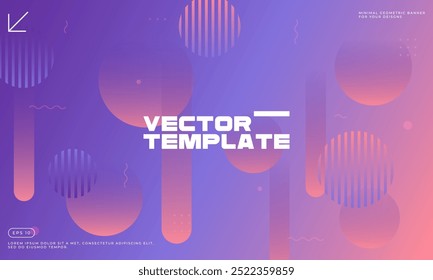 Fondo Abstractas con Formas de gradiente geométrico.