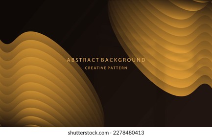 abstract background geometric gradient transparent liquid waves elegant simple minimalist orange pastel color eps 10