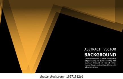 abstract background with geometric and gradinet style with orange elegant color suitable for banner poster