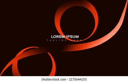 Abstract background of geometric graphic elements in dark red color influenced by light, cutouts, stripes, stripes, loops for posters, flyers, digital boards and concept designs.
