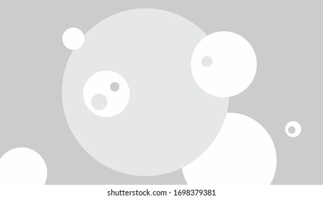 Abstract background with geometric grey circle. Design abstract pattern with circles, dots. vector illustration