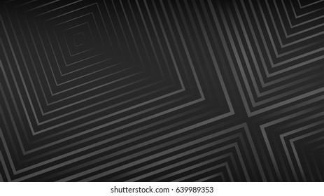 Abstract background with geometric halftone design in black color