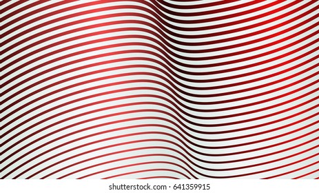 Abstract background with geometric halftone design in red and white colors