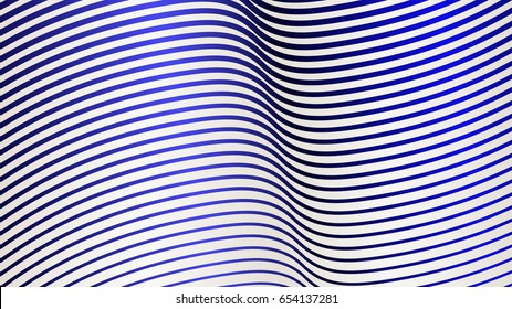 Abstract background with geometric halftone design in blue and white colors