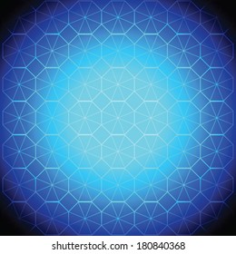 Abstract background, geometric hexagon seamless pattern, vector 