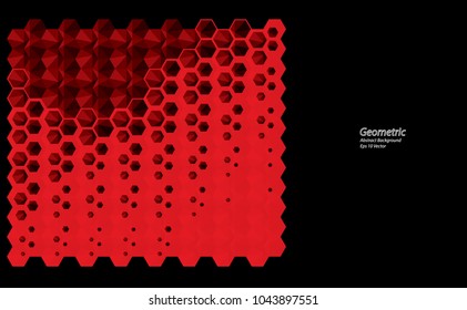 The abstract background from geometric illustration  design element, Eps 10 vector