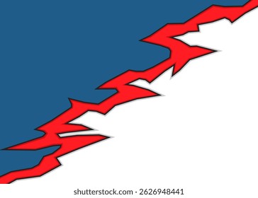 Abstract background with geometric jagged line pattern and with some copy space area