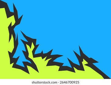 Abstract background with geometric jagged line pattern and with some copy space area