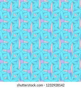 Abstract background geometric layout seamless pattern.