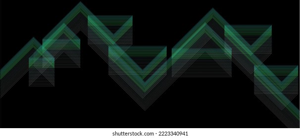Abstract background geometric line. Vector illustration
