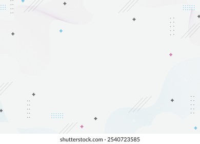 Abstract background with geometric lines, Digital future technology concept background, vector illustration