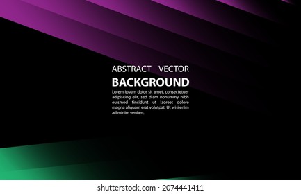 abstract background geometric liquid gradient symmetrical shape of purple and green color, for posters, banners, and others, vector design copy space area eps 10