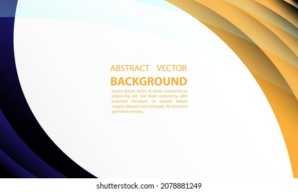 abstract background geometric liquid gradient wave shape orange and purple color, for posters, banners, and others, vector design copy space area eps 10