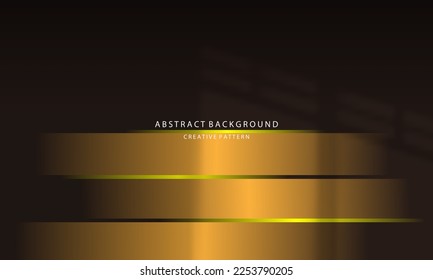 Abstract background Geometric liquid gradient of dark blue color and orange gradient with golden light on the back, for posters, banners, etc., EPS vector design copy space area 10