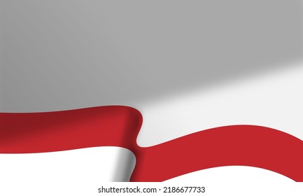 abstract background geometric liquid happy independent day indonesia 77 red and white indonesian flag eps 10