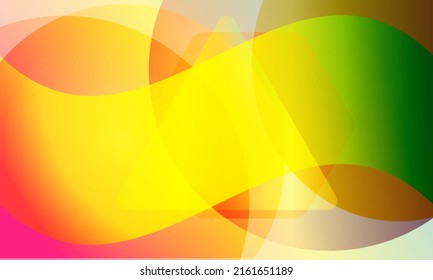 Abstract background geometric minimal yellow and pink elements with gradient dynamic shape elements vector eps10