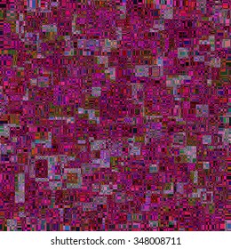 Abstract background. Geometric mosaic. It consists of square shapes of different color and size. Graphic design element.