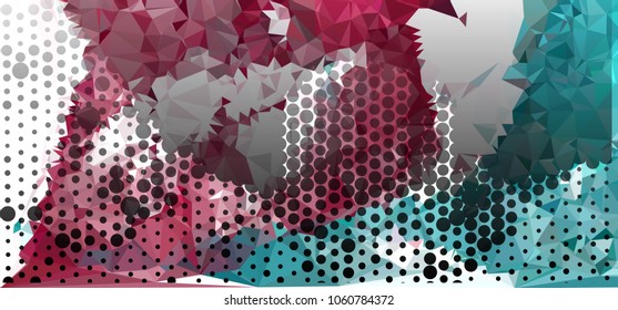 Abstract background with geometric motif. Vector clip art.