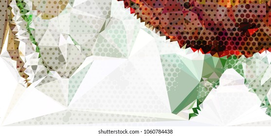Abstract background with geometric motif. Vector clip art.