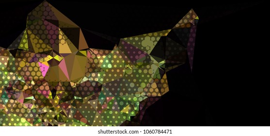 Abstract background with geometric motif. Vector clip art.