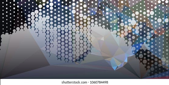 Abstract background with geometric motif. Vector clip art.