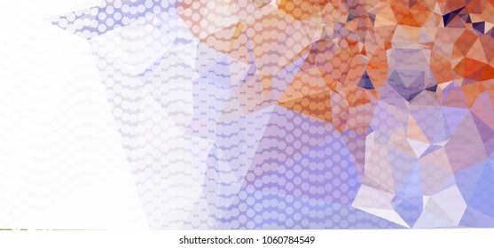 Abstract background with geometric motif. Vector clip art.