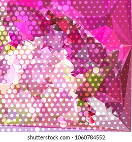 Abstract background with geometric motif. Vector clip art.