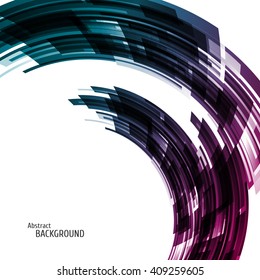 Abstract background. Geometric motion design. Vector illustration.