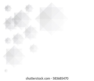 Abstract background with geometric on white background