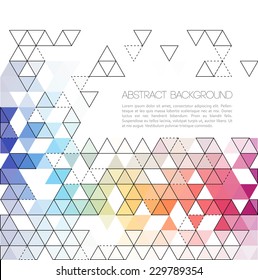 Abstract background with geometric pattern