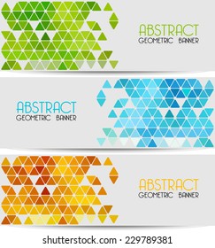 Abstract background with geometric pattern