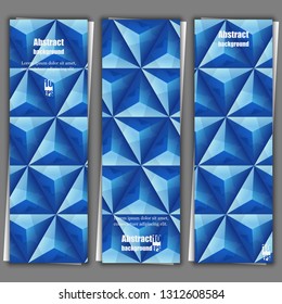 Abstract background with geometric pattern. Baner template. Eps10 Vector illustration